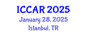 International Conference on Control, Automation and Robotics (ICCAR) January 28, 2025 - Istanbul, Turkey