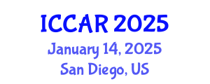 International Conference on Control, Automation and Robotics (ICCAR) January 14, 2025 - San Diego, United States