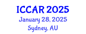 International Conference on Control, Automation and Robotics (ICCAR) January 28, 2025 - Sydney, Australia