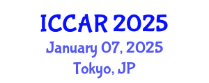 International Conference on Control, Automation and Robotics (ICCAR) January 07, 2025 - Tokyo, Japan
