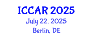 International Conference on Control, Automation and Robotics (ICCAR) July 22, 2025 - Berlin, Germany
