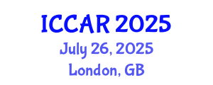 International Conference on Control, Automation and Robotics (ICCAR) July 26, 2025 - London, United Kingdom