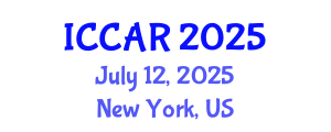 International Conference on Control, Automation and Robotics (ICCAR) July 12, 2025 - New York, United States