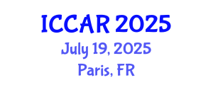 International Conference on Control, Automation and Robotics (ICCAR) July 19, 2025 - Paris, France