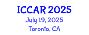International Conference on Control, Automation and Robotics (ICCAR) July 19, 2025 - Toronto, Canada