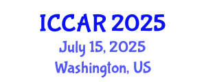 International Conference on Control, Automation and Robotics (ICCAR) July 15, 2025 - Washington, United States