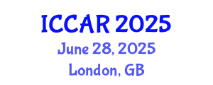 International Conference on Control, Automation and Robotics (ICCAR) June 28, 2025 - London, United Kingdom