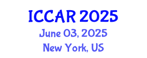 International Conference on Control, Automation and Robotics (ICCAR) June 03, 2025 - New York, United States