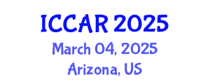 International Conference on Control, Automation and Robotics (ICCAR) March 04, 2025 - Arizona, United States