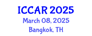 International Conference on Control, Automation and Robotics (ICCAR) March 08, 2025 - Bangkok, Thailand