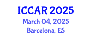 International Conference on Control, Automation and Robotics (ICCAR) March 04, 2025 - Barcelona, Spain