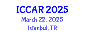 International Conference on Control, Automation and Robotics (ICCAR) March 22, 2025 - Istanbul, Turkey