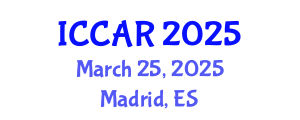 International Conference on Control, Automation and Robotics (ICCAR) March 25, 2025 - Madrid, Spain