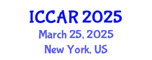 International Conference on Control, Automation and Robotics (ICCAR) March 25, 2025 - New York, United States