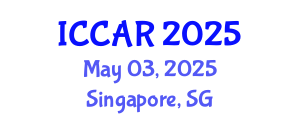 International Conference on Control, Automation and Robotics (ICCAR) May 03, 2025 - Singapore, Singapore