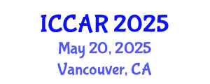 International Conference on Control, Automation and Robotics (ICCAR) May 20, 2025 - Vancouver, Canada