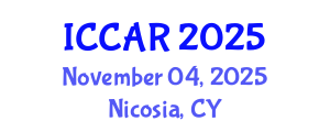 International Conference on Control, Automation and Robotics (ICCAR) November 04, 2025 - Nicosia, Cyprus