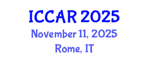 International Conference on Control, Automation and Robotics (ICCAR) November 11, 2025 - Rome, Italy