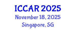 International Conference on Control, Automation and Robotics (ICCAR) November 18, 2025 - Singapore, Singapore