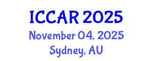 International Conference on Control, Automation and Robotics (ICCAR) November 04, 2025 - Sydney, Australia