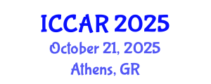 International Conference on Control, Automation and Robotics (ICCAR) October 21, 2025 - Athens, Greece