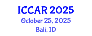 International Conference on Control, Automation and Robotics (ICCAR) October 25, 2025 - Bali, Indonesia
