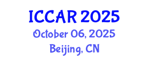 International Conference on Control, Automation and Robotics (ICCAR) October 06, 2025 - Beijing, China