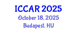 International Conference on Control, Automation and Robotics (ICCAR) October 18, 2025 - Budapest, Hungary
