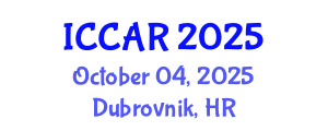 International Conference on Control, Automation and Robotics (ICCAR) October 04, 2025 - Dubrovnik, Croatia