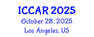 International Conference on Control, Automation and Robotics (ICCAR) October 28, 2025 - Los Angeles, United States