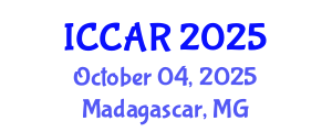 International Conference on Control, Automation and Robotics (ICCAR) October 04, 2025 - Madagascar, Madagascar