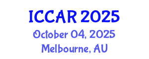 International Conference on Control, Automation and Robotics (ICCAR) October 04, 2025 - Melbourne, Australia