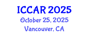 International Conference on Control, Automation and Robotics (ICCAR) October 25, 2025 - Vancouver, Canada