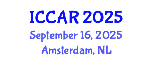 International Conference on Control, Automation and Robotics (ICCAR) September 16, 2025 - Amsterdam, Netherlands