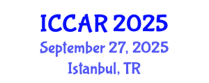 International Conference on Control, Automation and Robotics (ICCAR) September 27, 2025 - Istanbul, Turkey