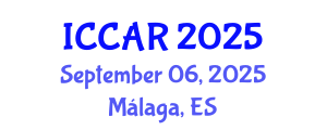 International Conference on Control, Automation and Robotics (ICCAR) September 06, 2025 - Málaga, Spain