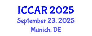 International Conference on Control, Automation and Robotics (ICCAR) September 23, 2025 - Munich, Germany