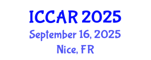 International Conference on Control, Automation and Robotics (ICCAR) September 16, 2025 - Nice, France