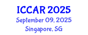 International Conference on Control, Automation and Robotics (ICCAR) September 09, 2025 - Singapore, Singapore