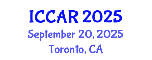 International Conference on Control, Automation and Robotics (ICCAR) September 20, 2025 - Toronto, Canada