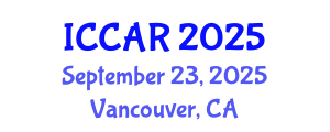 International Conference on Control, Automation and Robotics (ICCAR) September 23, 2025 - Vancouver, Canada