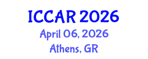 International Conference on Control, Automation and Robotics (ICCAR) April 06, 2026 - Athens, Greece International Conference on Control, Automation and Robotics (ICCAR) April 06, 2026 - Athens, Greece