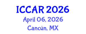 International Conference on Control, Automation and Robotics (ICCAR) April 06, 2026 - Cancún, Mexico International Conference on Control, Automation and Robotics (ICCAR) April 06, 2026 - Cancún, Mexico