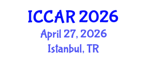 International Conference on Control, Automation and Robotics (ICCAR) April 27, 2026 - Istanbul, Turkey International Conference on Control, Automation and Robotics (ICCAR) April 27, 2026 - Istanbul, Turkey