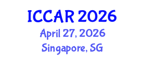 International Conference on Control, Automation and Robotics (ICCAR) April 27, 2026 - Singapore, Singapore International Conference on Control, Automation and Robotics (ICCAR) April 27, 2026 - Singapore, Singapore