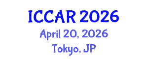 International Conference on Control, Automation and Robotics (ICCAR) April 20, 2026 - Tokyo, Japan International Conference on Control, Automation and Robotics (ICCAR) April 20, 2026 - Tokyo, Japan
