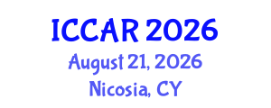International Conference on Control, Automation and Robotics (ICCAR) August 21, 2026 - Nicosia, Cyprus International Conference on Control, Automation and Robotics (ICCAR) August 21, 2026 - Nicosia, Cyprus