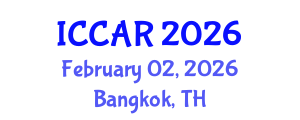 International Conference on Control, Automation and Robotics (ICCAR) February 02, 2026 - Bangkok, Thailand International Conference on Control, Automation and Robotics (ICCAR) February 02, 2026 - Bangkok, Thailand
