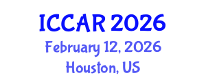 International Conference on Control, Automation and Robotics (ICCAR) February 12, 2026 - Houston, United States International Conference on Control, Automation and Robotics (ICCAR) February 12, 2026 - Houston, United States