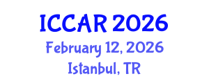 International Conference on Control, Automation and Robotics (ICCAR) February 12, 2026 - Istanbul, Turkey